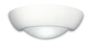 Applique Ceramica Lampada Verniciabile Diffusore Doppia Emissione di Luce E27 Intec 166/00100-1