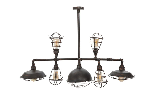 acquista Manhattan Kronleuchter 7 Lichter 111x48x58 cm in Eisen