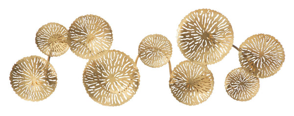 prezzo Dishy Glam Wandleuchte 5 Lichter 138x9x50 cm in Eisengold