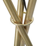 Lampada da Terra Glamy x Ø55x155 cm in Ferro e Vetro Oro e Bianco-4