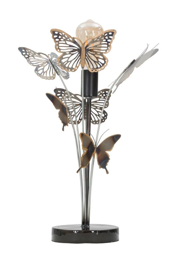prezzo Schmetterlingslampe Ø32x47 cm aus mehrfarbigem Eisen
