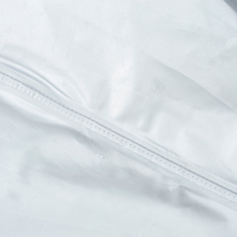 Tendostruttura Pieghevole da Giardino 6 Pannelli Laterali Bianco 3x6m -9