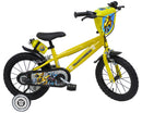 Bicicletta per Bambino 14" 2 Freni  Transformers Gialla-1