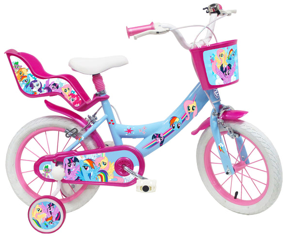 acquista Bicicletta per Bambina 14” 2 Freni My Little Pony Azzurra