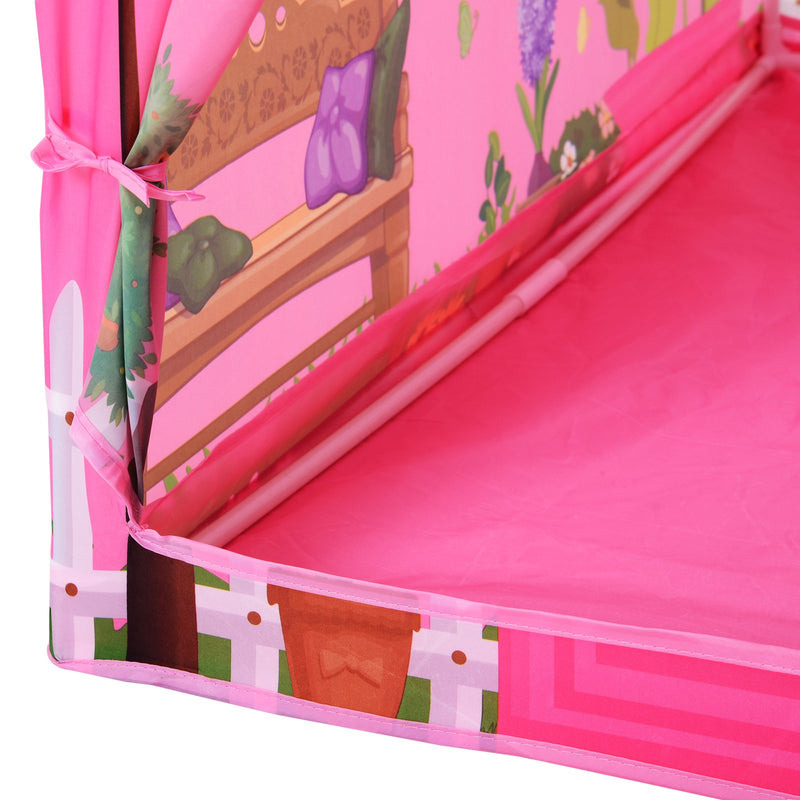 Tenda Casetta per Bambini 93x69x103 cm  Principessa Rosa-9