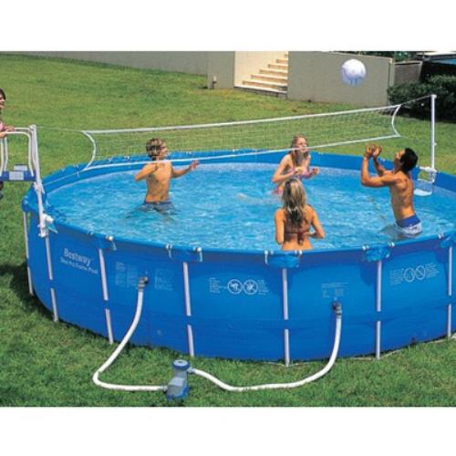 Spielnetz-Set für Pool mit rundem Rahmen mit einem Durchmesser von 549 cm Volleyball Mod. 58179 Bestway  acquista