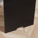 Tavolo Scrivania Pieghevole a Muro 60x88,5x146,5 cm  Bianco e Nero-8