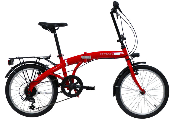 Bicicletta Folding Pieghevole 20” 7V in Acciaio Rossa acquista