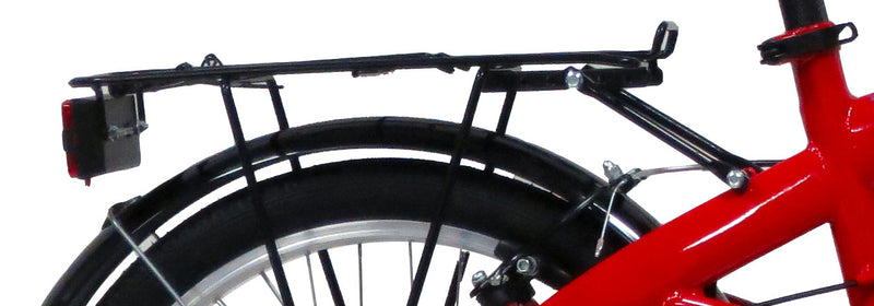 Bicicletta Folding Pieghevole 20” 7V in Alluminio Rossa-6