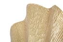 Portacandele da Muro Glam Leaf 41x11,5x40 cm in Ferro Oro-4