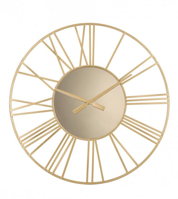 online Orologio da Muro Ø 60 cm Ticking in Acciaio Oro