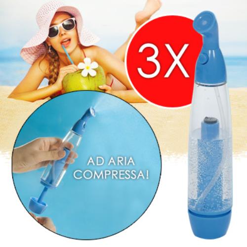 3 Sprays Druckluftsprüher 75 ml für Strandbad Bräunung Gesicht Körper  prezzo