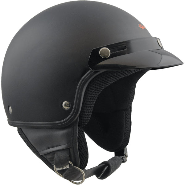Demi-Jet Scooter Helm mit Ska-P 1 FH Smarty Black Rubber Peak online