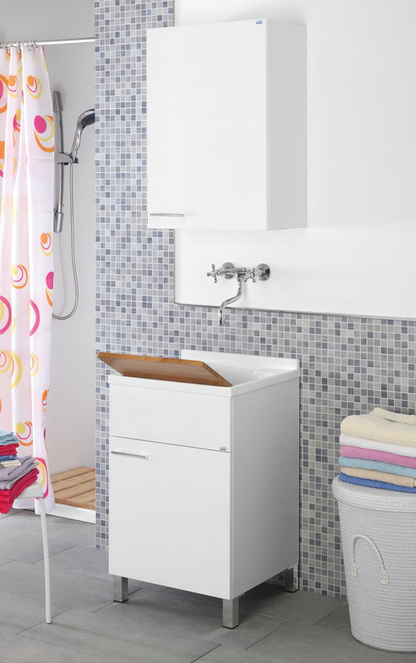 acquista Wohnwand 45cm weiß lackiert