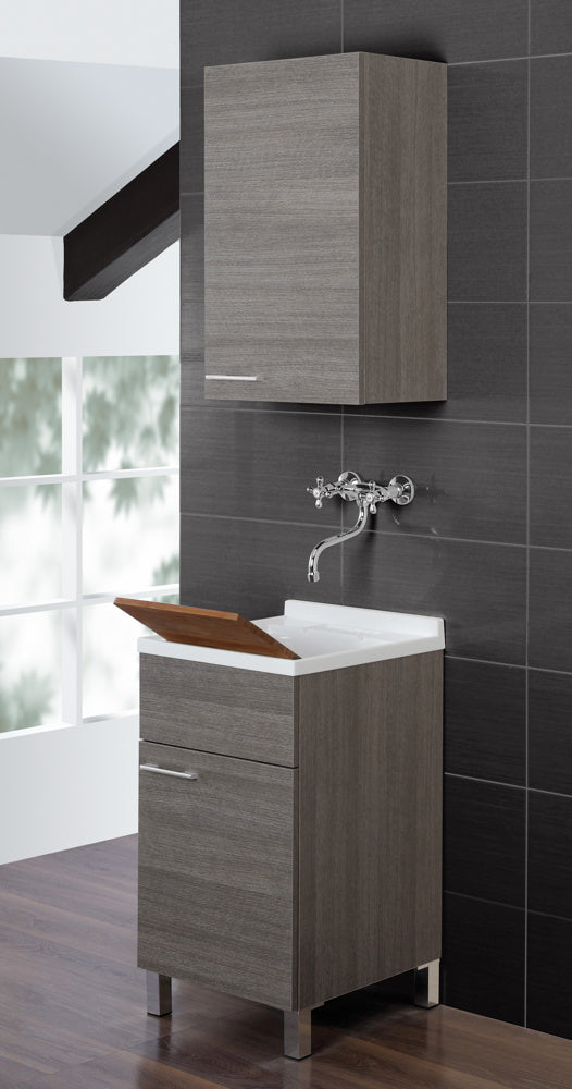 Wohnwand 45 cm Eiche dunkel online