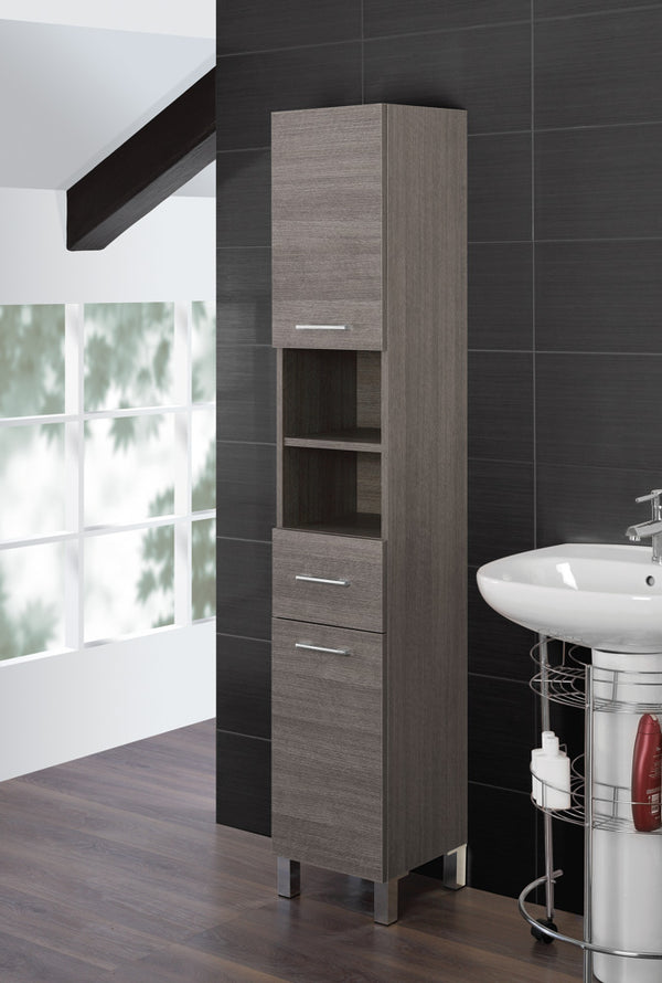Badezimmermöbel Säulenhandtuchhalter 33 cm dunkle Eiche online