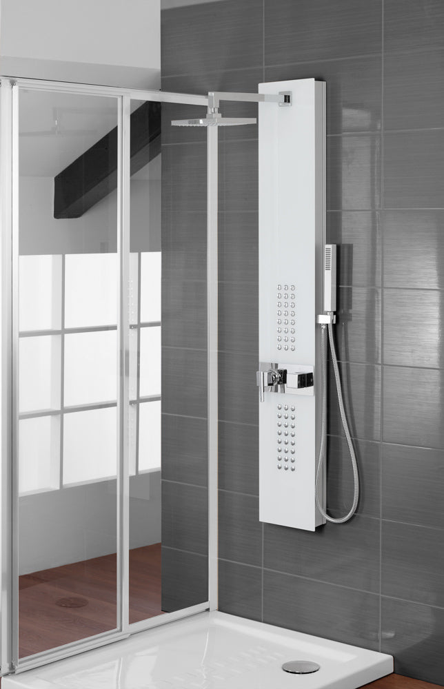 Colonna Doccia a Parete in Vetro Temperato-1