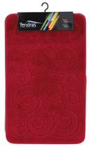 Tappeto Polipropilene Riccio Parure Rosso-1