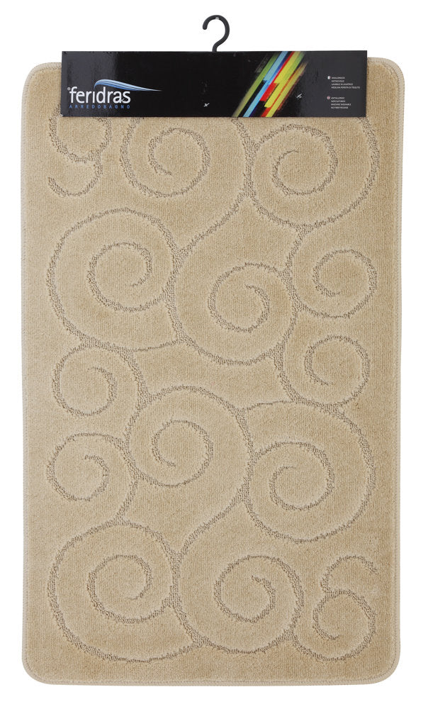 Tappeto Polipropilene Riccio 60X100Cm Beige-1