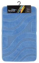 Tappeto Polipropilene Onda Parure Azzurro-1
