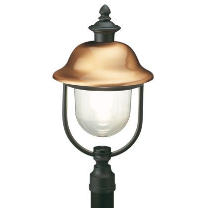 Pole Head Lamp Farbe Grau und Kupfer Durchmesser 6 cm für Outdoor Sovil Rustic Line sconto