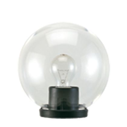 Klare kugelförmige Kopflampe Durchmesser 25 cm schwarze Farbe für Outdoor Globo Sovil Line acquista