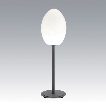 Large Egg Stehlampe Aluminiumfarbe für Outdoor Livos Lounge Line prezzo
