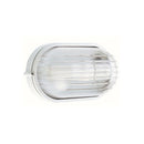 Lampada Plafoniera Ovale Piccola Colore Bianco per Esterno Linea Industriale Sovil-1