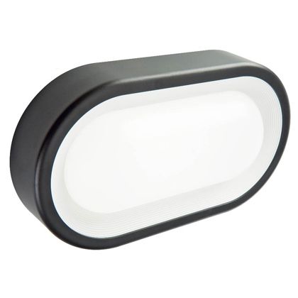 Kleine ovale Smd-LED-Deckenleuchte 8,5 W Graphitgrau für Outdoor Loft Sovil Line acquista