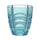 Packung mit 6 Luxor Light Blue Gläsern aus farbigem Glas in Kaleidos Paste