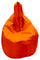 Avalli Sitzsack-Hocker aus orangefarbenem Nylon