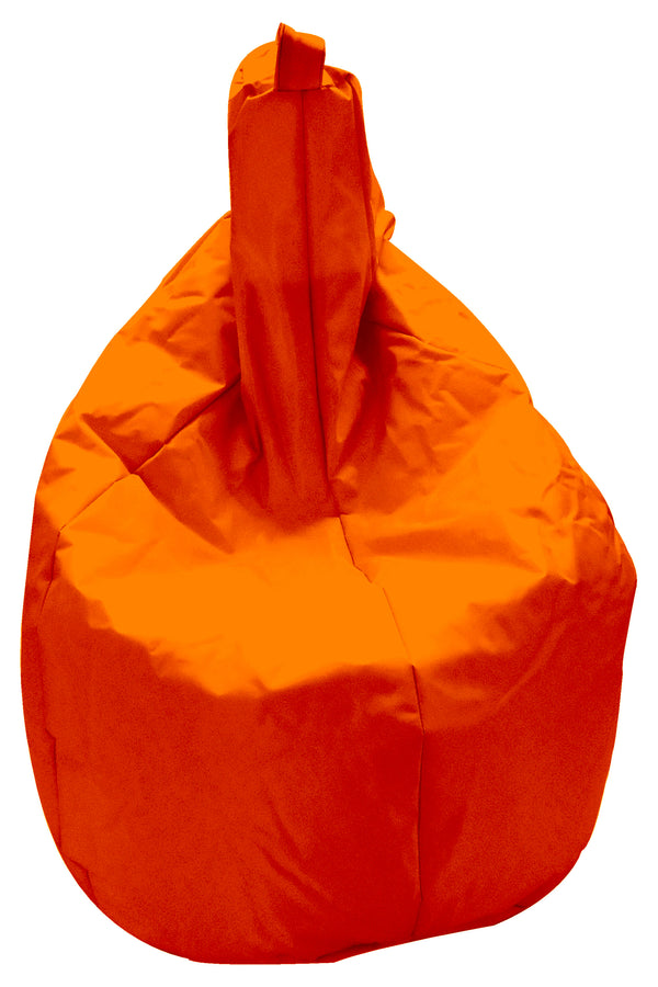 sconto Avalli Sitzsack-Hocker aus orangefarbenem Nylon