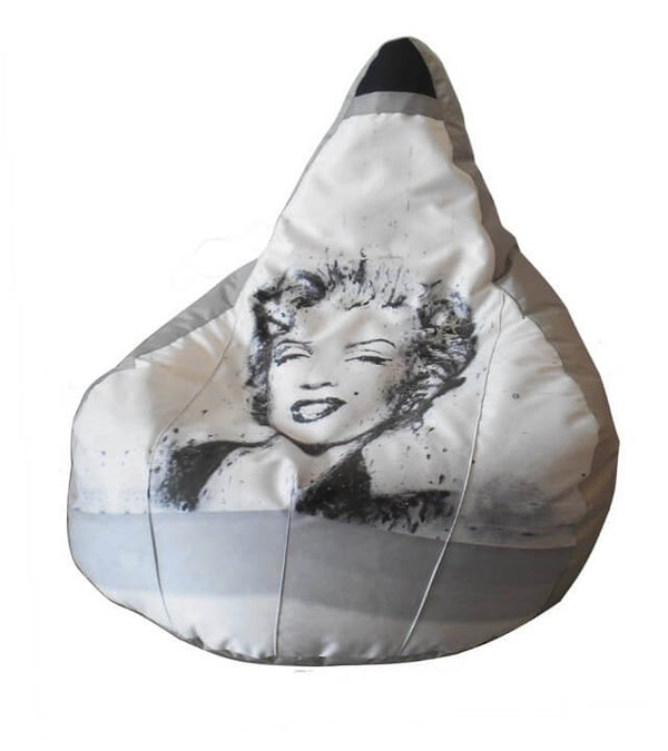 Pouf Bean Bag Sessel aus Polyester Design Marilyn Avalli prezzo