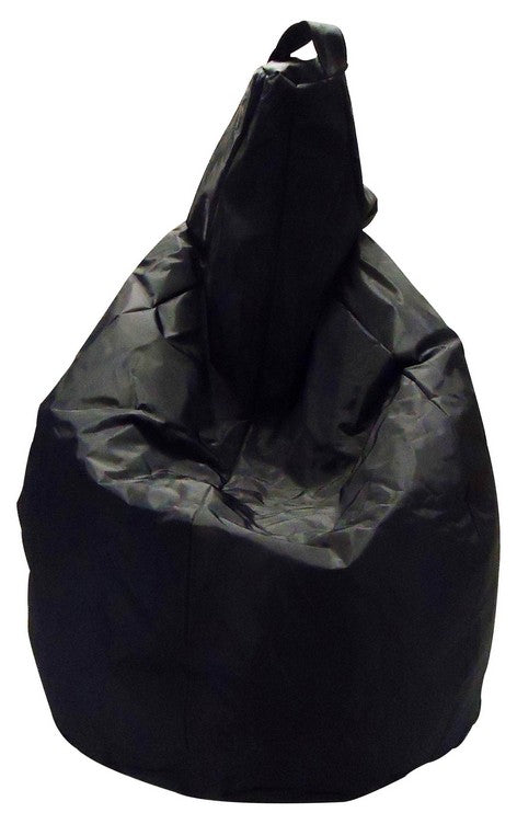 online Pouf Bean Bag Sessel aus schwarzem Avalli-Nylon