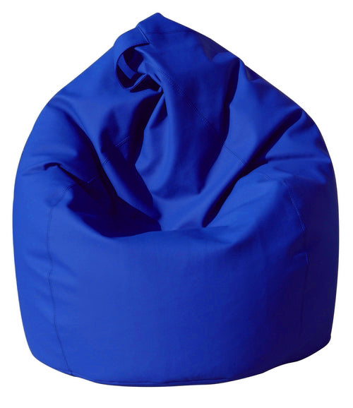 prezzo Puff-Sitzsack aus Kunstleder in Avalli-Blau