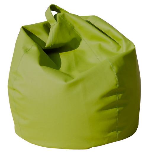 online Puff-Sitzsack aus grünem Kunstleder von Avalli