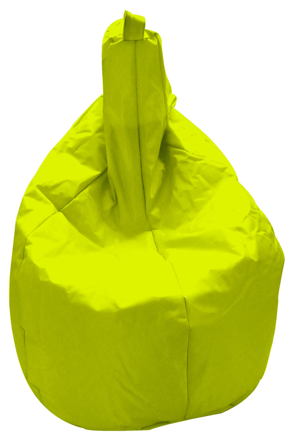 Avalli Green Nylon Beanbag Hocker Sessel acquista