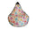 Pouf Bean Bag Sessel aus Polyester Design Gufetto Avalli