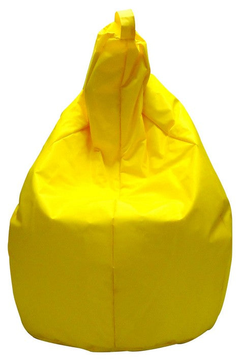 sconto Avalli Sitzsack-Hocker aus gelbem Nylon