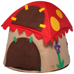 sconto Zelthaus für Kinder aus Bazoongi Special Edition Mushroom-Stoff