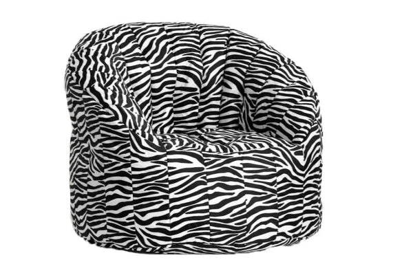 online Tortuga Pouf Sessel im Nylon Design Zebra Avalli