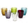 Packung mit 6 farbigen Luxor-Gläsern aus farbigem Glas in Kaleidos-Paste