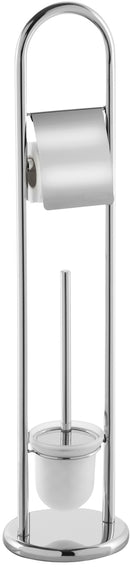 Piantana Porta Scopino e Porta Rotolo Altezza 81,70Cm-1