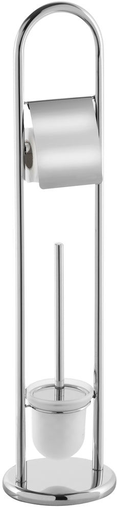 Piantana Porta Scopino e Porta Rotolo Altezza 81,70Cm-1