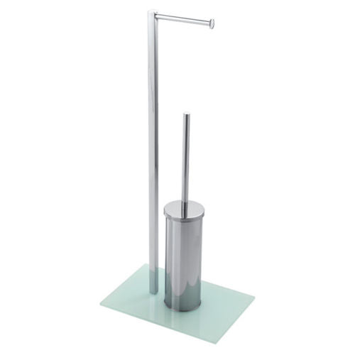 prezzo Toilettenbürstenhalter und Rollenhalter mit Glasboden