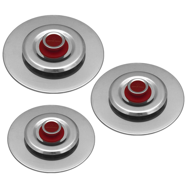 acquista Ventur Magic Anti-Geruchsdeckel aus Edelstahl, roter Knopf, verschiedene Größen