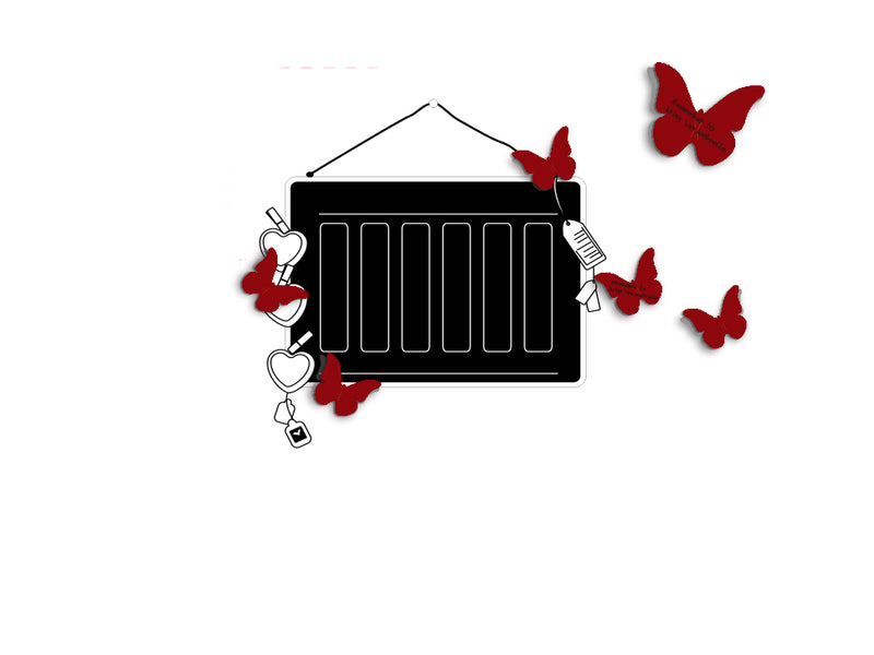 Sticker da Muro Scrivibile Hanger 64x70 cm Plastica-3