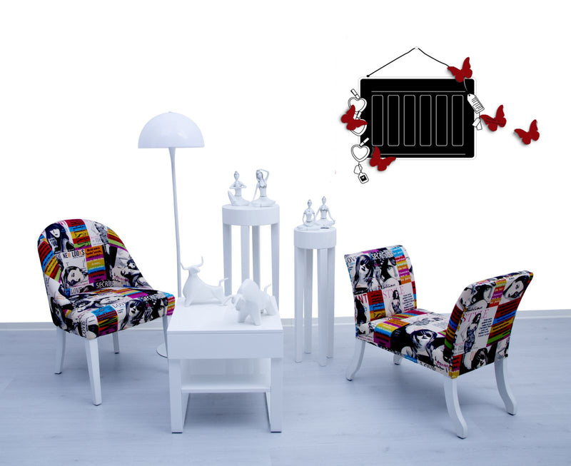 Sticker da Muro Scrivibile Hanger 64x70 cm Plastica-4