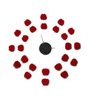 Sticker da Muro Orologio Apples con Post-It 75x75 cm Plastica-3