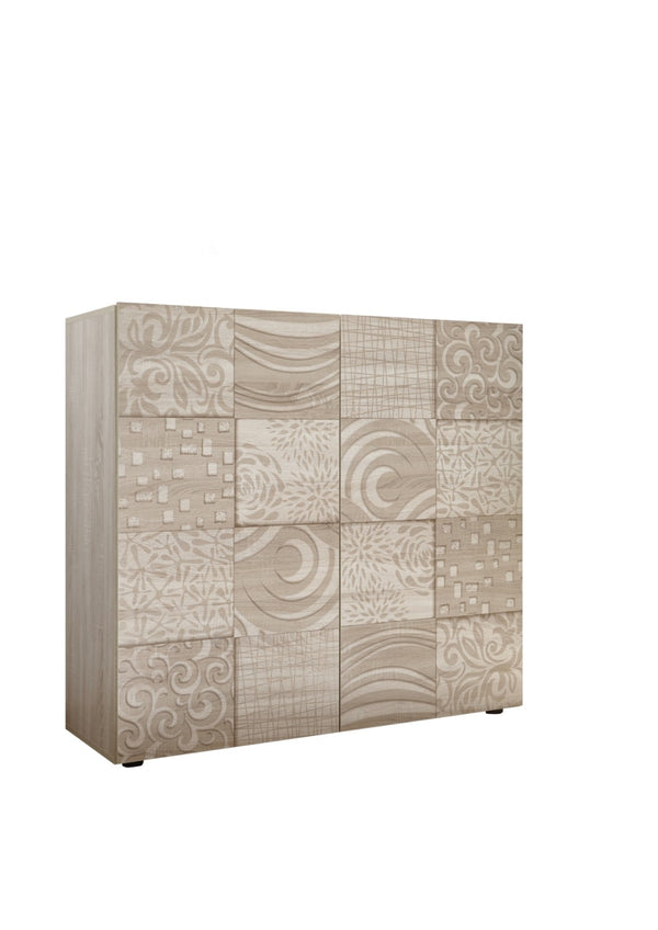 Sideboard 2 Türen 120x42x110 cm in TFT Wood Blossom Samoa Oak prezzo